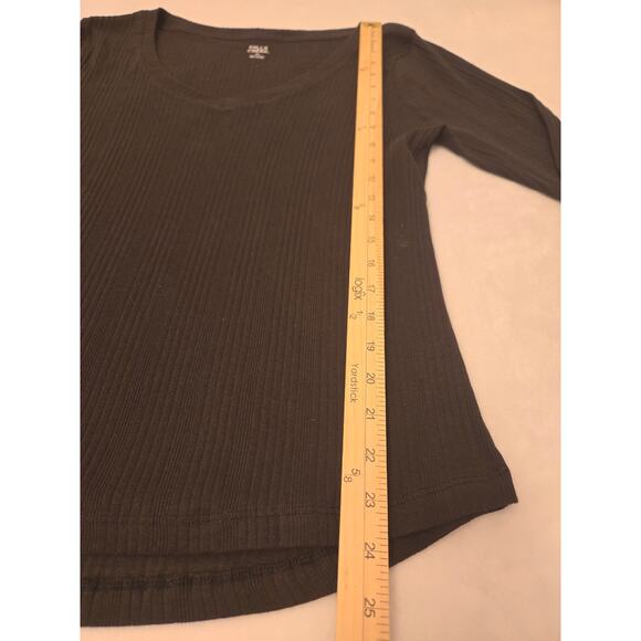 Falls Creek Women's Long Sleeve Ribbed V-Neck Top Size Medium NWT - Picture 6 of 6